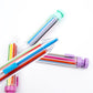 🌈🎨8-farbige Druckknopf-Buntstifte, frei von jeglichen chemischen Inhaltsstoffen, geeignet für Kinder zum Malen und Schreiben