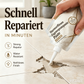 Reparaturpaste für Fugen von beigen Marmorfliesen