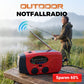📻 50% RABATT! ⚡ Solar-Kurbel Notfallradio – 7 Tage Akku, Powerbank, USB & LED-Lampe Für Stromausfall & Camping 🌧️