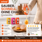 🍳 50 % Rabatt – 2-in-1 Eierknacker & Eigelb-Separator – hygienisch, einfach in der Handhabung & vielseitig für rohe und gekochte Eier 🥚