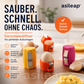 🍳 50 % Rabatt – 2-in-1 Eierknacker & Eigelb-Separator – hygienisch, einfach in der Handhabung & vielseitig für rohe und gekochte Eier 🥚