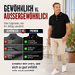 Herren-T-Shirt mit bedrucktem Revers und kontrastfarbenem Kragen