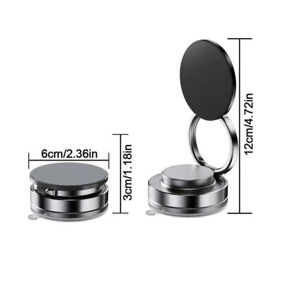 🔄360° Adjustable Vacuum Magnetic Phone Holder📱🚗