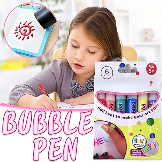 🔥HEISSER SALE 2026🔥💥50.000+ VERKAUFT!🎄🎁Magische Popcorn-Stifte mit Blaseneffekt, wärmeaktivierte Popcorn-Stifte, DIY-3D-Kunstmarker für Kinderbastelprojekte