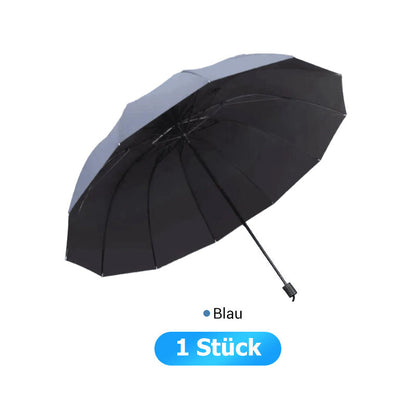 🌂49% Rabatt🔥Großer faltbarer Regenschirm mit 12 windfesten Speiche