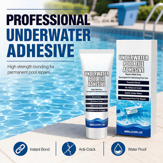 💥 2 KAUFEN, 1 GRATIS + 50 % RABATT! 🥳 Hochfester Unterwasser-Fliesenkleber für Pools
