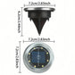📢📢50 % Rabatt!! 🌙✨Solar-Bodenleuchten für Garten & Wege - Automatischer Sensor & wetterfest
