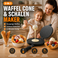 Waffeltüten- und Eisbecher-Maker mit Antihaftbeschichtung