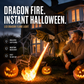 🐉 PROMO-BLITZ: 50% RABATT! 🔥 Drachenflammen-Dekoration – Seiden-PLA – Realistischer Flammeneffekt für Bücherregal & Halloween-Deko 🎃