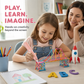 Einfach, überall! 🎨Fördert die Fantasie und Kreativität von Kindern🔮👩‍🎨Niedertemperatur-Kabelloser 3D-Druckstift für Kinder
