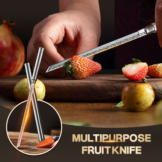 🔥Hot Sale🔥Multipurpose Outdoor Portable Fruit Knife with Sheath