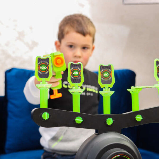 🎁Christmas promotion 49% OFF🎄Glow-in-the-Dark Shooting Target Practice Kids Shooting Toy Gun Set