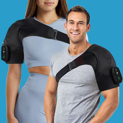 Heated Shoulder Brace with Vibration for Men & Women