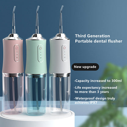 💥Lastday! Hurry up！！💥✈️FREE SHIPPING🤩🏆50% off for a limited time during the event✨🦷Portable Oral Irrigator Water Flosser