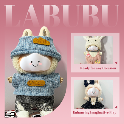 Cute Clothes & Accessory for Labubu Doll