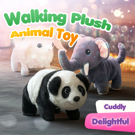 Delightful Walking Plush Animal Toy
