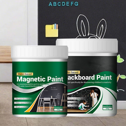Water-Based Blackboard Paint & Magnetic Paint