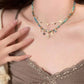 Women's Retro Stacked Layered Collarbone Necklace