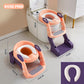 🚽 50% RABATT! 🧒 Toilettensitz mit Treppe – PU‑gepolstert, höhenverstellbar & sicher ✨