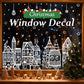 🎄Weihnachtsdorf-Fensterbilder-Set