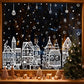 🎄Weihnachtsdorf-Fensterbilder-Set