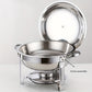 🔥 JETZT 50 % RABATT! 🎄 Buffet-Set mit Warmhaltefunktion aus Edelstahl – gleichmäßige Hitzeverteilung und langlebig, perfekt für Feste und Partys ✨