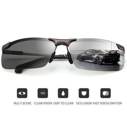 2026 Photochromic Sunglasses with Anti-glare Polarized Lens（🔥50% OFF）