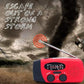 📻 50% RABATT! ⚡ Solar-Kurbel Notfallradio – 7 Tage Akku, Powerbank, USB & LED-Lampe Für Stromausfall & Camping 🌧️