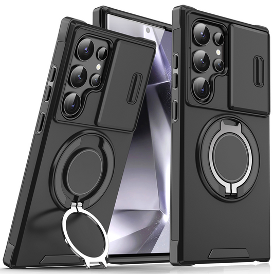 Kameraschutz-Handyhülle mit magnetischem Ständer für Samsung