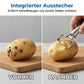 🥕50 OFF%🔪 Multi-Funktions-Sparschäler & Julienne-Schneider aus Edelstahl – Rostfrei, Ergonomisch & Ideal Für Gemüse & Obst ✨