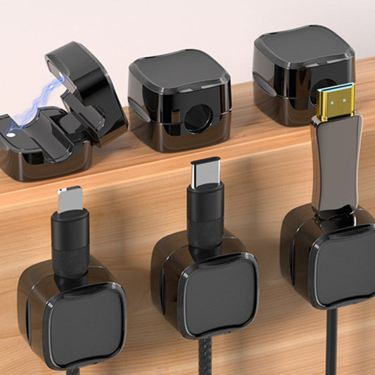 Magnetischer Kabelclip-Halter – 6er-Set