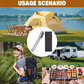🥄 4-in-1 tragbares Besteckset aus Edelstahl – Gabel, Löffel, Messer + Flaschenöffner, kompakt & leicht für Picknick und Reisen
