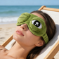 🐸 Lustige weiche Frosch-3D-Schlafmaske