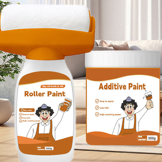 🎨🖌️ 50% RABATT! Wand-Ausbesserungsfarbe mit Farbroller – Schnelle, saubere Reparatur von Rissen, Löchern & Flecken ✨