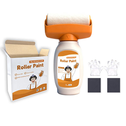 🎨🖌️ 50% RABATT! Wand-Ausbesserungsfarbe mit Farbroller – Schnelle, saubere Reparatur von Rissen, Löchern & Flecken ✨