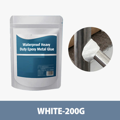 Hochbelastbarer, wasserfester Epoxid-Metallkleber | Schnell aushärtender Klebstoff für Reparaturen an Metall, Holz, Stein und Kerami
