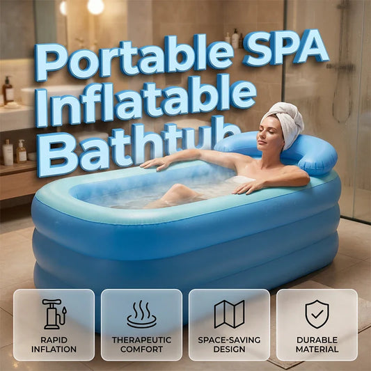 🛁💨 Aufblasbare Badewanne für Erwachsene – 50% RABATT! Entspanne überall – tragbar, stabil, schnell aufgebaut. 🔥✨