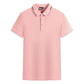 Herren-T-Shirt mit bedrucktem Revers und kontrastfarbenem Kragen