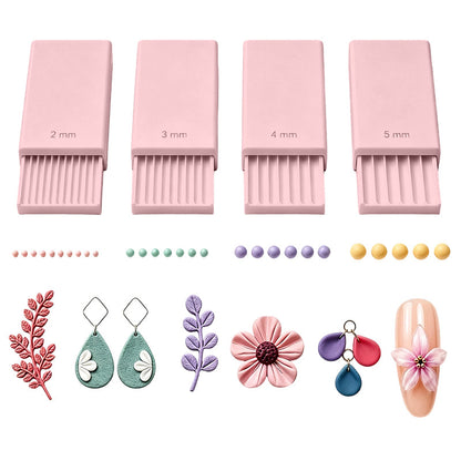 3D-gedrucktes Set zum Herstellen von Mini-Tonkugeln