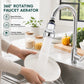 3-Gang-Wasserhahnfilter mit Spritzschutz und Universalgelenk