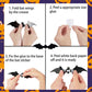 DIY-Halloween-3D-Fledermaus-Dekorationsaufkleber