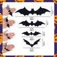 DIY-Halloween-3D-Fledermaus-Dekorationsaufkleber