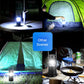 Ausziehbare Campinglampe mit Solarenergie