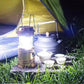 Ausziehbare Campinglampe mit Solarenergie