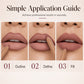 12-teiliges Set mit matten Lippenkonturenstiften