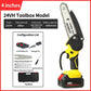 🔥 50 % Rabatt ! Mini-Elektrosäge mit Sicherheitsschloss – Klein, aber kraftvoll! ✋️ Einhandbedienung, Sicherheitsschutz, 48V Akku ⚡ Limitiertes Angebot ⏳