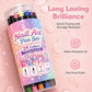 24-Farben Nail-Art-Stifte Set mit Doppelspitze – 12 Stifte