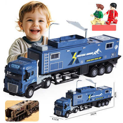 Pull-Back Alloy Command Truck Spielzeug