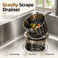 Gravity Scrape Küchenabfluss-Siebkorb