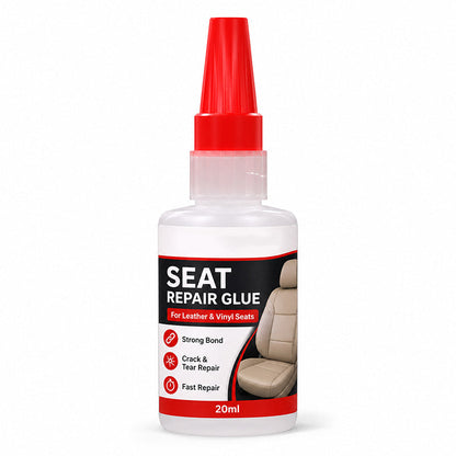 🚗50% RABATT JETZT! Schnelltrocknender Autositze-Leder-Reparaturkleber – Präzisionsdüse Vinyl- & Lederkleber, permanent haftender Reparaturkleber für Autositze, Sofas & Ledermöbel